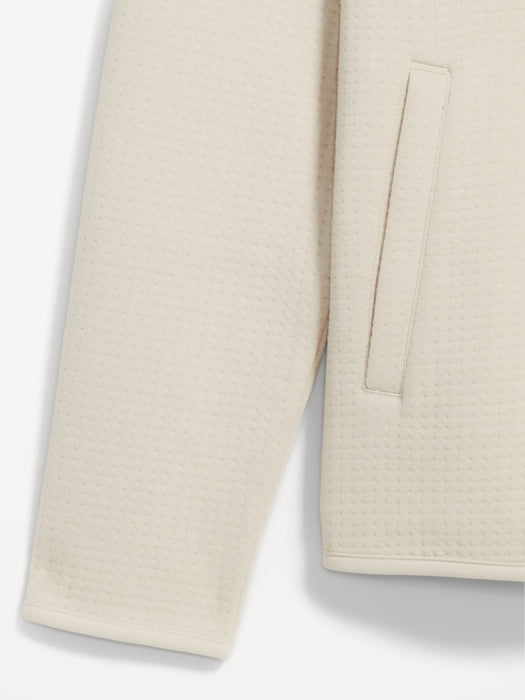 Quilted Fleece Full-Zip Jacket