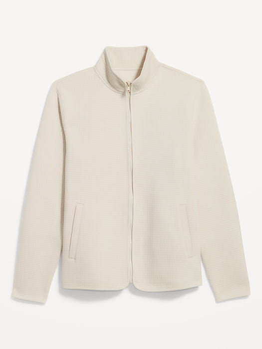 Quilted Fleece Full-Zip Jacket