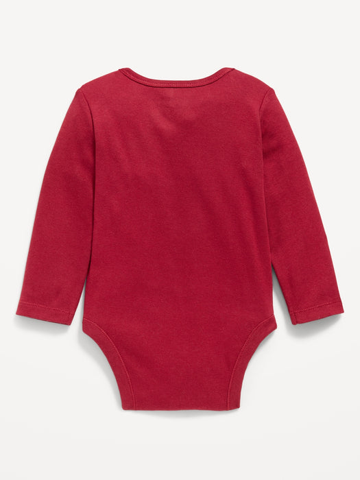 Unisex Long-Sleeve Graphic Bodysuit for Baby