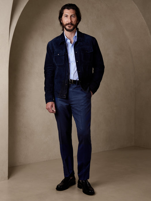 Slim Perfect Flannel Dress Pant
