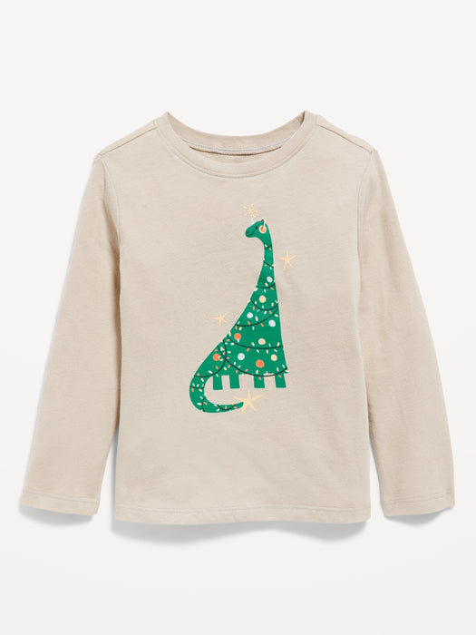 Unisex Long-Sleeve Graphic T-Shirt for Toddler