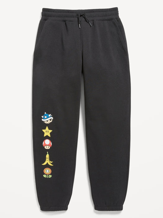 Gender-Neutral Licensed Graphic Jogger Sweatpants for Kids