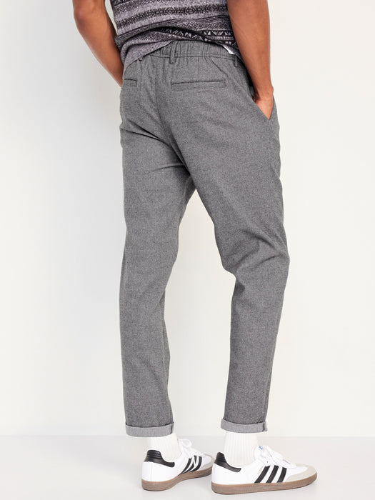 Loose Taper Built-In Flex Pleated Chino Pants