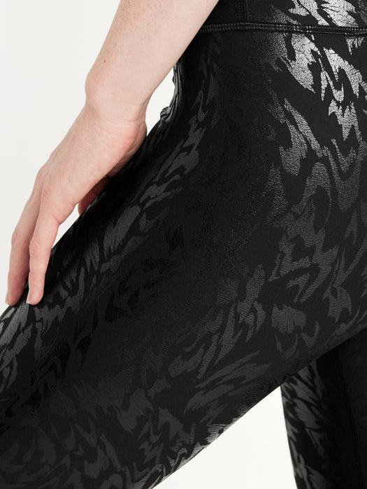 High-Waisted PowerSoft Foil-Print Leggings for Women