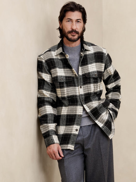 Fireside Plaid Shirt Jacket