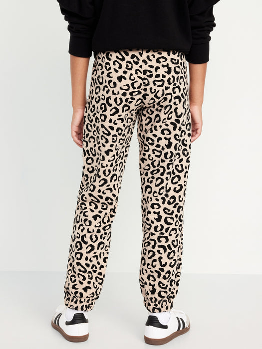 Cinched-Hem Jogger Sweatpants for Girls