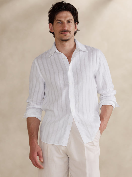 Castello Linen-Cotton Shirt