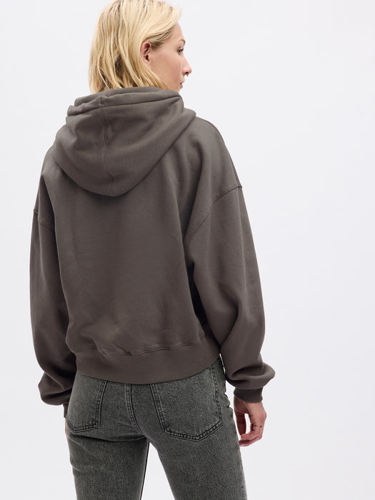 Vintage Soft Cropped Hoodie
