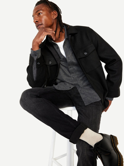 Cozy-Knit Pocket Shirt