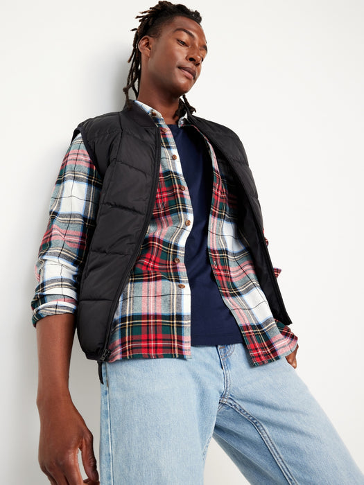 Double-Brushed Flannel Shirt