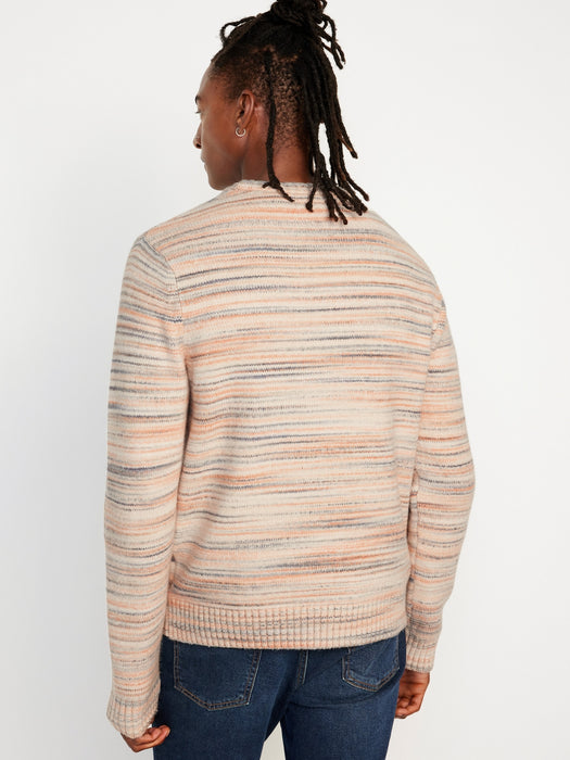 Space-Dye Crew-Neck Sweater