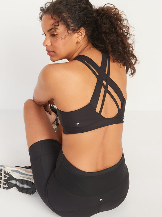 Medium-Support PowerSoft Strappy Sports Bra 2X-4X