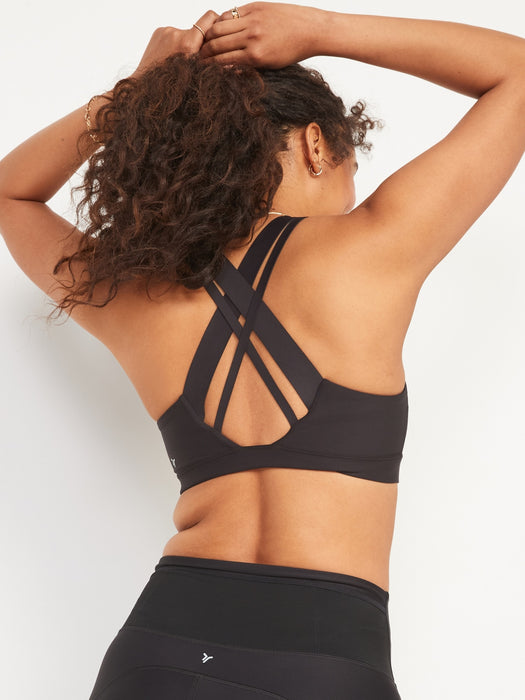 Medium-Support PowerSoft Strappy Sports Bra 2X-4X