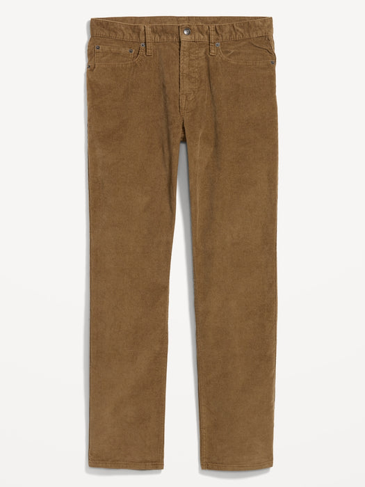Straight Five-Pocket Corduroy Pants for Men