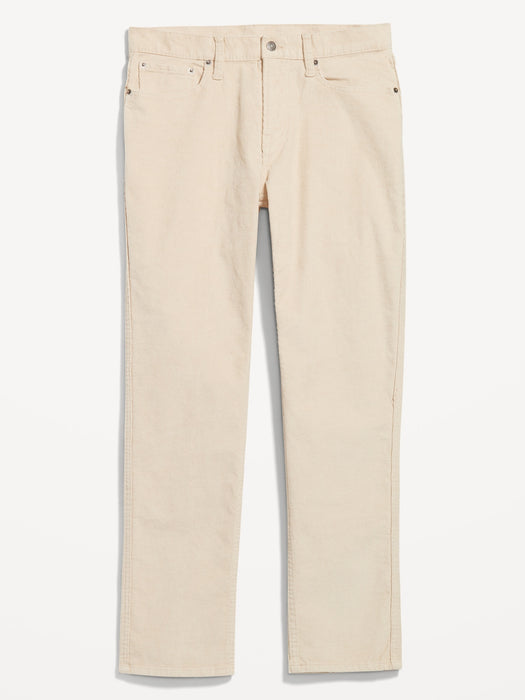 Straight Five-Pocket Corduroy Pants for Men