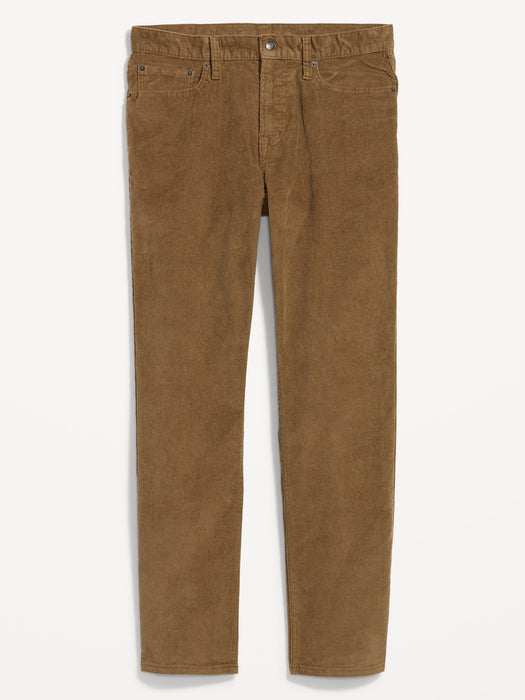 Slim Five-Pocket Corduroy Pants for Men