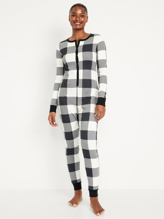 Thermal-Knit Pajama One-Piece