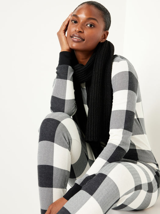 Thermal-Knit Pajama One-Piece