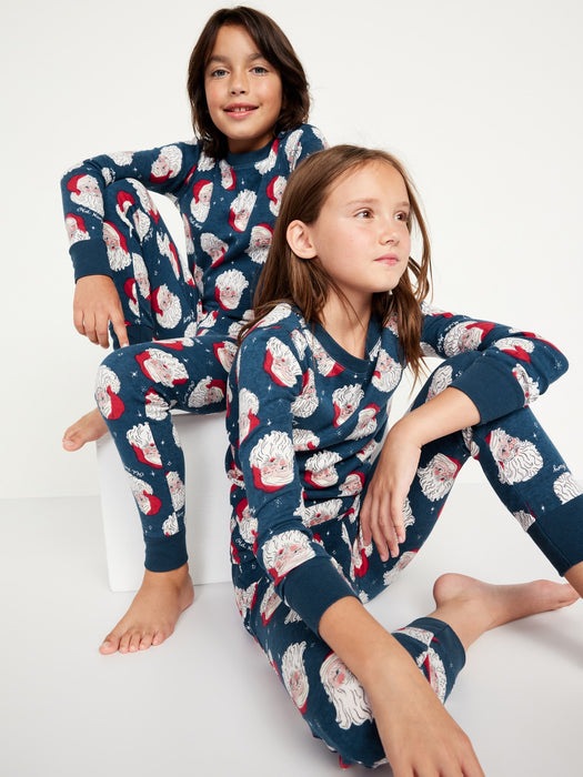 Gender-Neutral Printed Snug-Fit Pajama Set for Kids