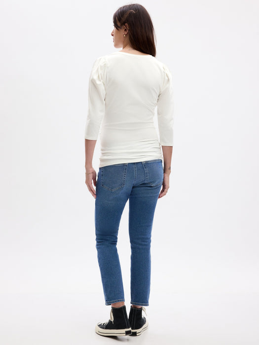 Maternity Inset Panel Vintage Slim Jeans