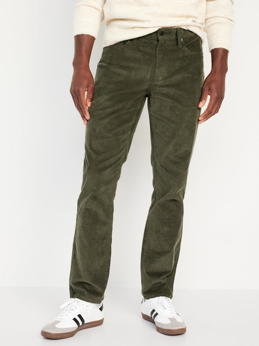 Slim Five-Pocket Corduroy Pants for Men