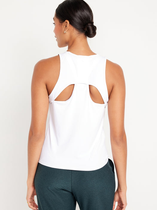 FlowForm Cutout-Back Tank Top