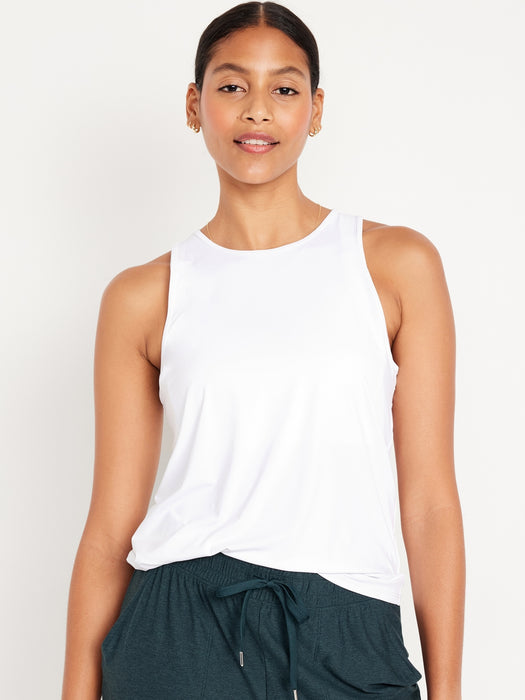 FlowForm Cutout-Back Tank Top