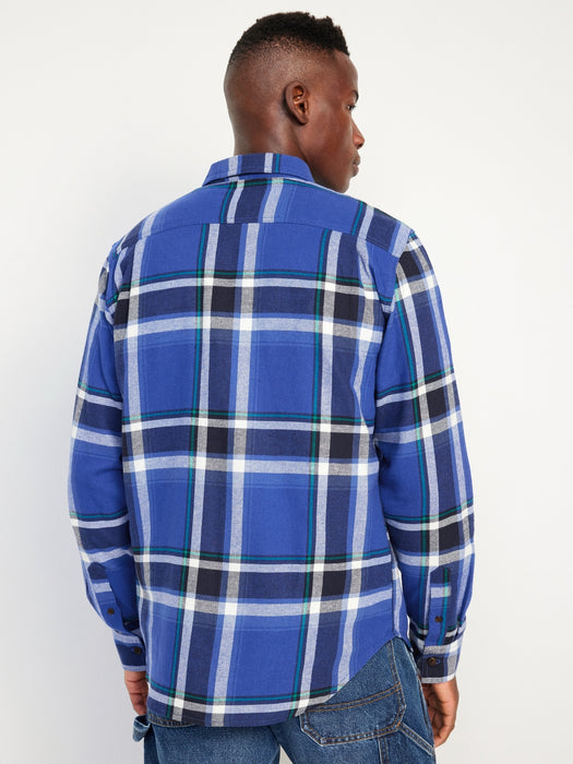 Double-Brushed Flannel Shirt
