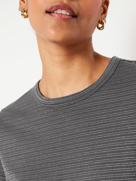 EveryWear Crew-Neck Printed T-Shirt for Women