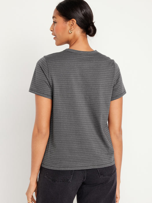 EveryWear Crew-Neck Printed T-Shirt for Women