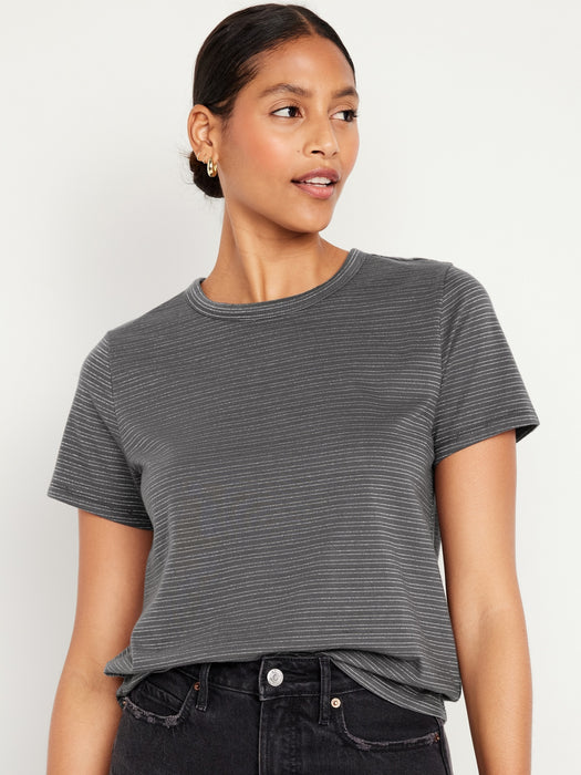 EveryWear Crew-Neck Printed T-Shirt for Women