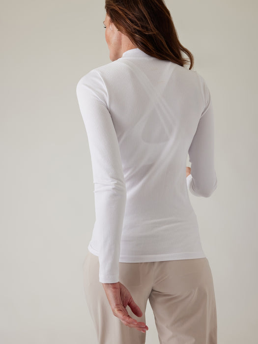 Renew Seamless Mock Neck Top