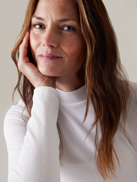 Renew Seamless Mock Neck Top