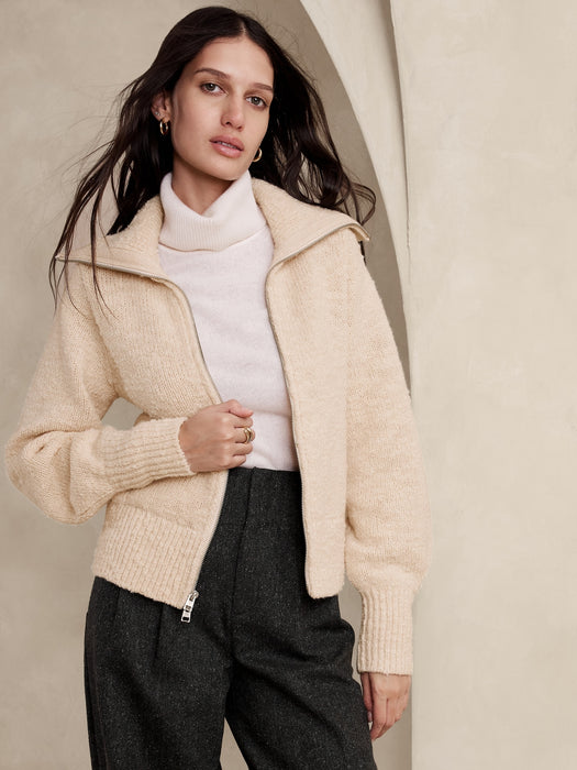 Austral Wool Sweater Jacket