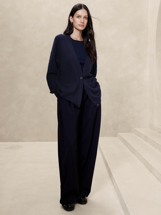 Caro Oversized Lightweight Cashmere Cardigan