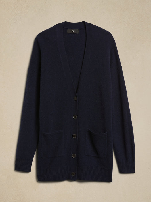 Caro Oversized Lightweight Cashmere Cardigan