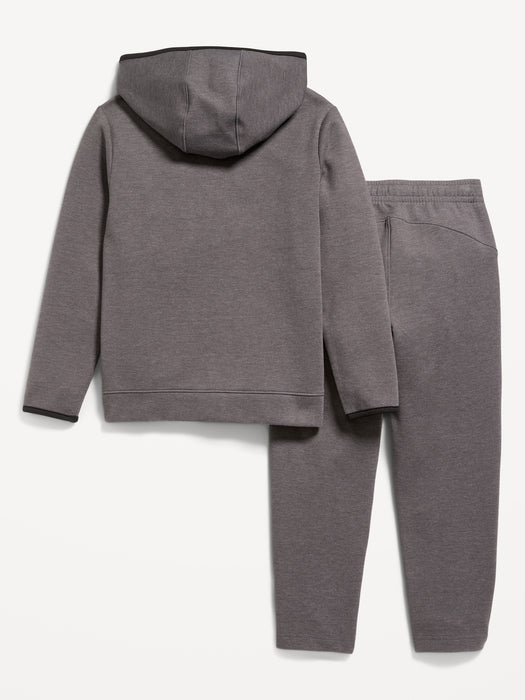 Dynamic Fleece Hoodie & Jogger Sweatpants Set for Boys