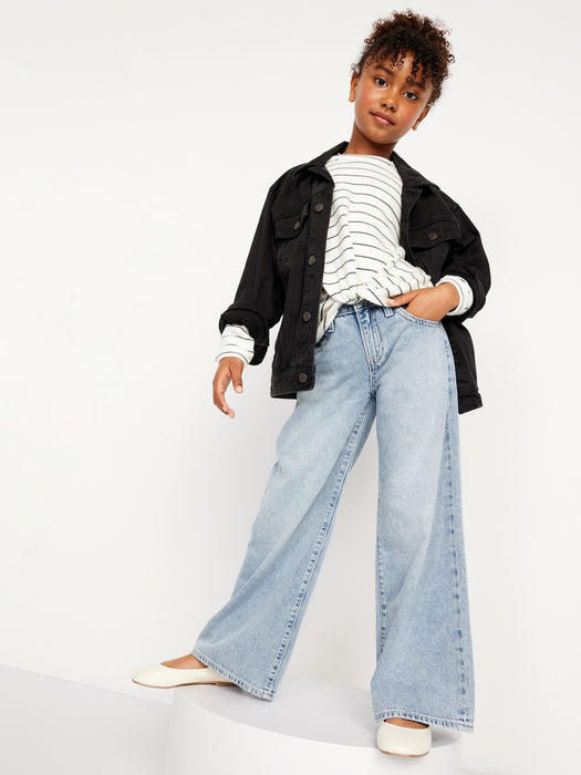 High-Waisted Super Baggy Wide-Leg Jeans for Girls