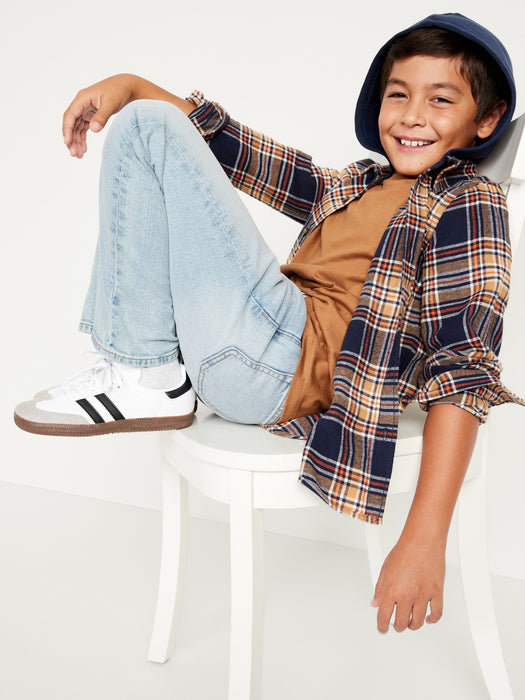 Straight-Leg Built-In Flex Jeans for Boys