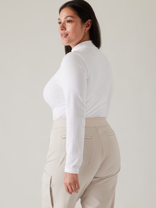 Renew Seamless Mock Neck Top