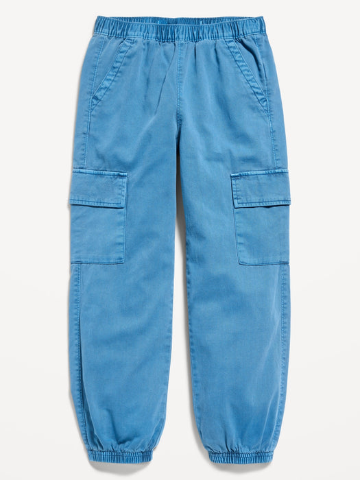 Twill Cargo Jogger Pants for Girls