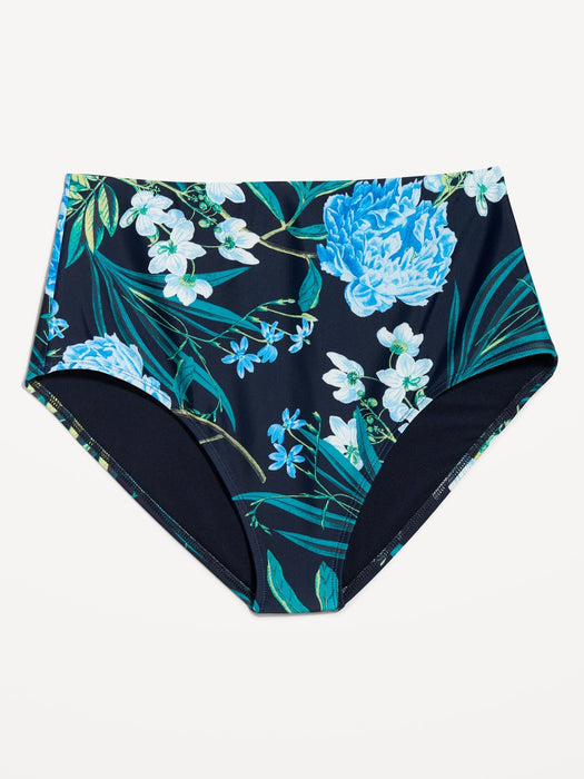 High-Waisted French-Cut Bikini Swim Bottoms