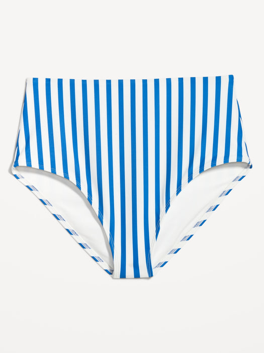 High-Waisted French-Cut Bikini Swim Bottoms