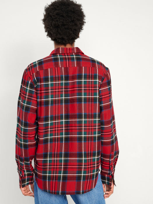 Double-Brushed Flannel Shirt