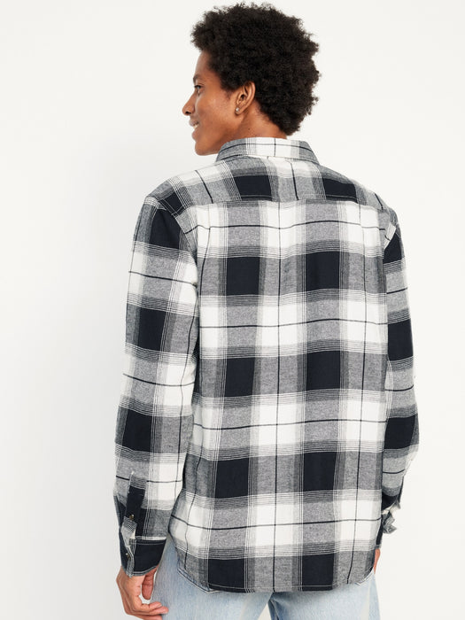 Double-Brushed Flannel Shirt