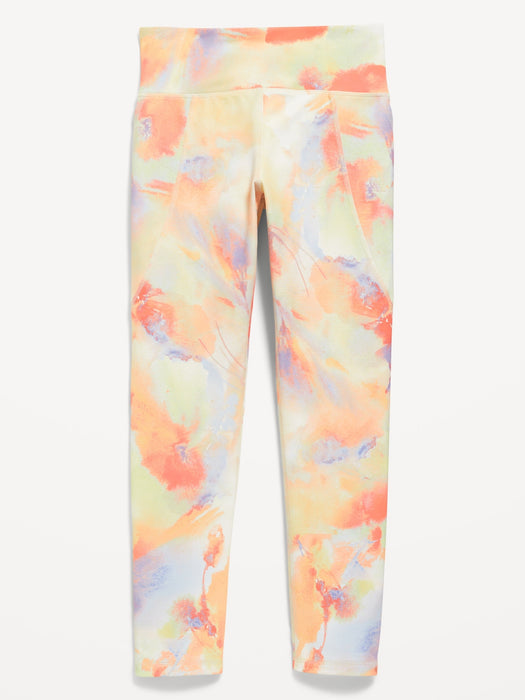 High-Waisted PowerSoft 7/8 Leggings for Girls