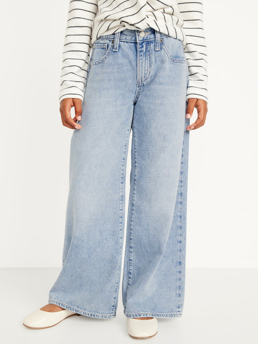 High-Waisted Super Baggy Wide-Leg Jeans for Girls
