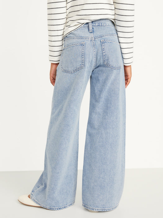 High-Waisted Super Baggy Wide-Leg Jeans for Girls