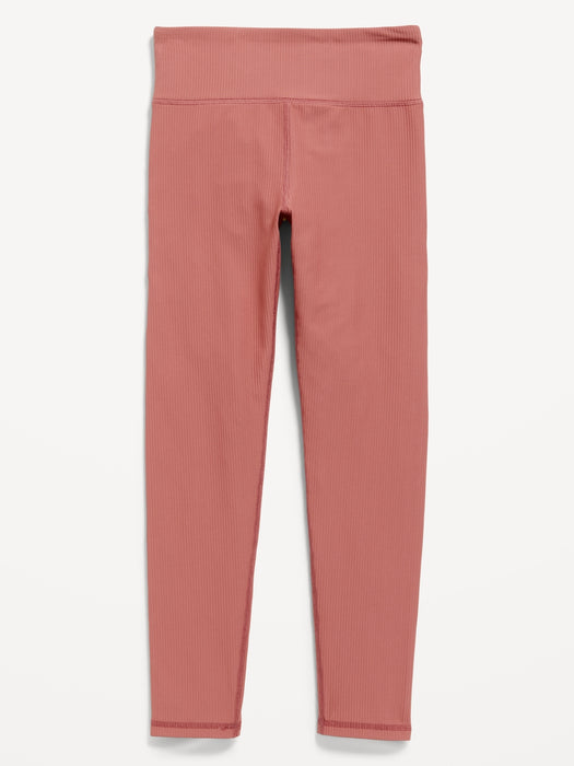 High-Waisted PowerSoft 7/8-Length Performance Leggings for Girls