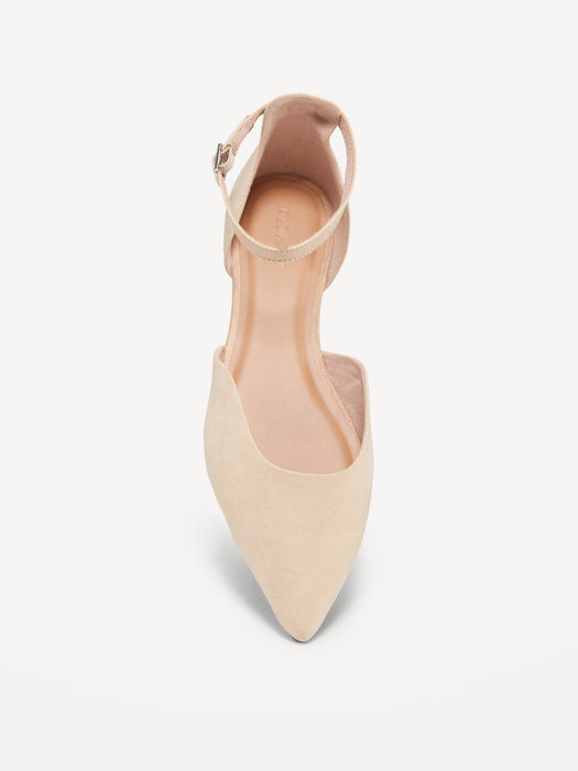 Ankle Strap D'Orsay Flats